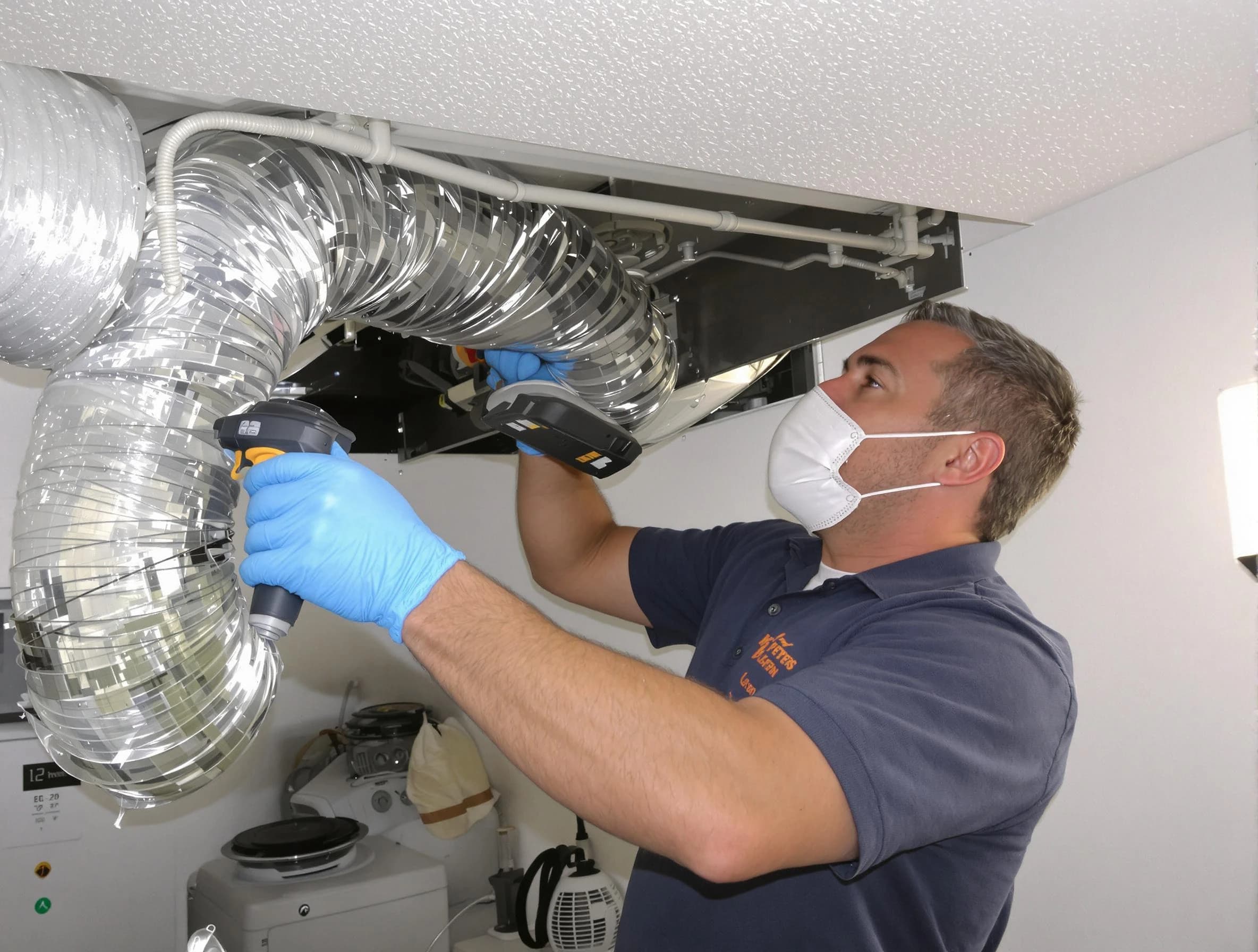 Norwood Dryer Vent Cleaning professional performing thorough residential dryer vent cleaning in Norwood