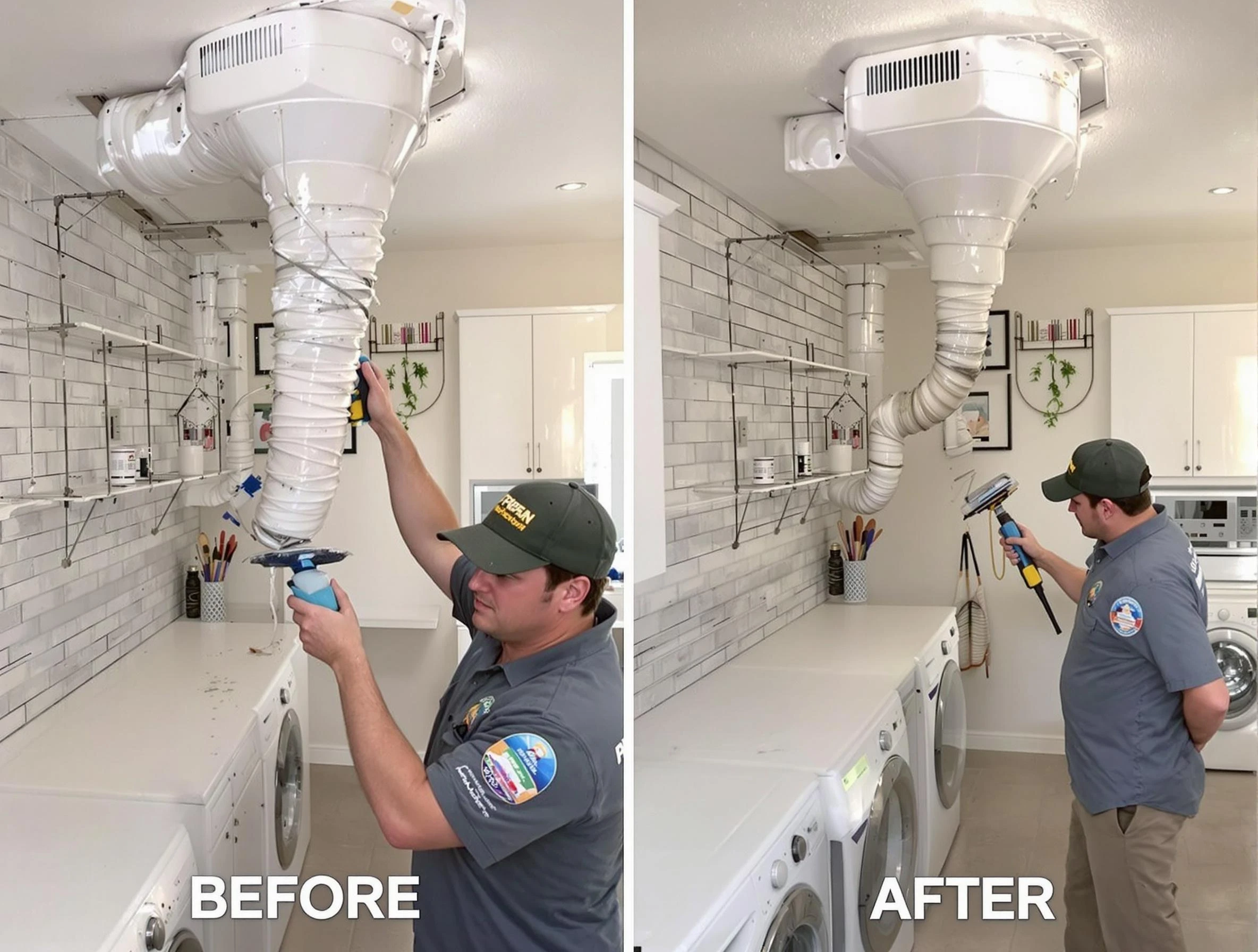 Professional dryer exhaust vent cleaning by Norwood Dryer Vent Cleaning in Norwood